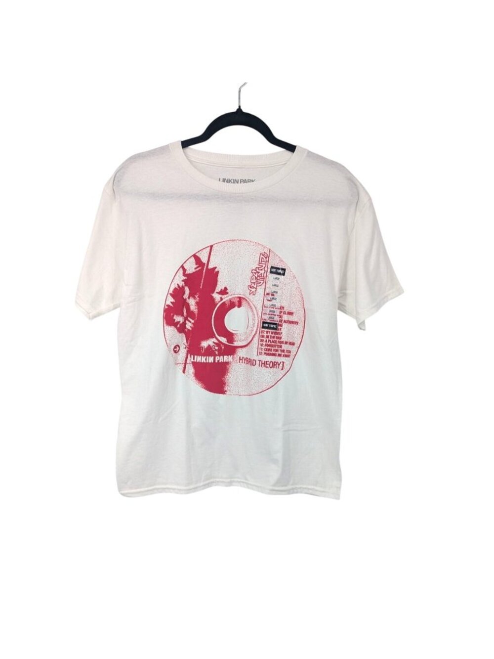 Linkin Park Hybrid Theory‎ Graphic Band T Shirt Y2K Rock Casual Streetwear Large